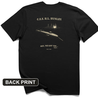 HL Hunley We Got Em Back Print T-Shirt