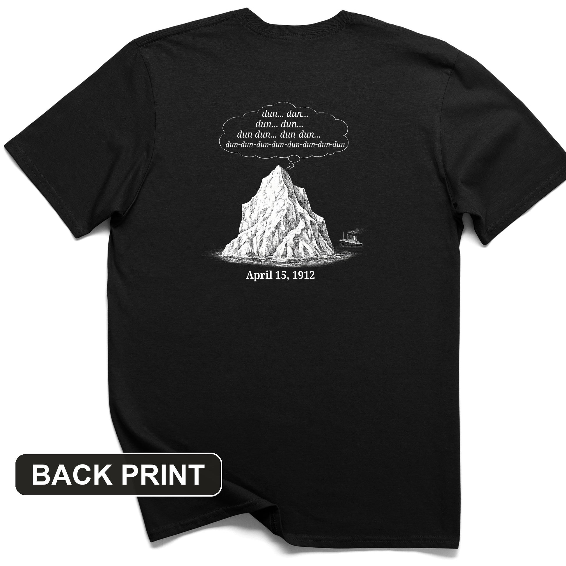 Iceberg Jaws Back Print T-Shirt