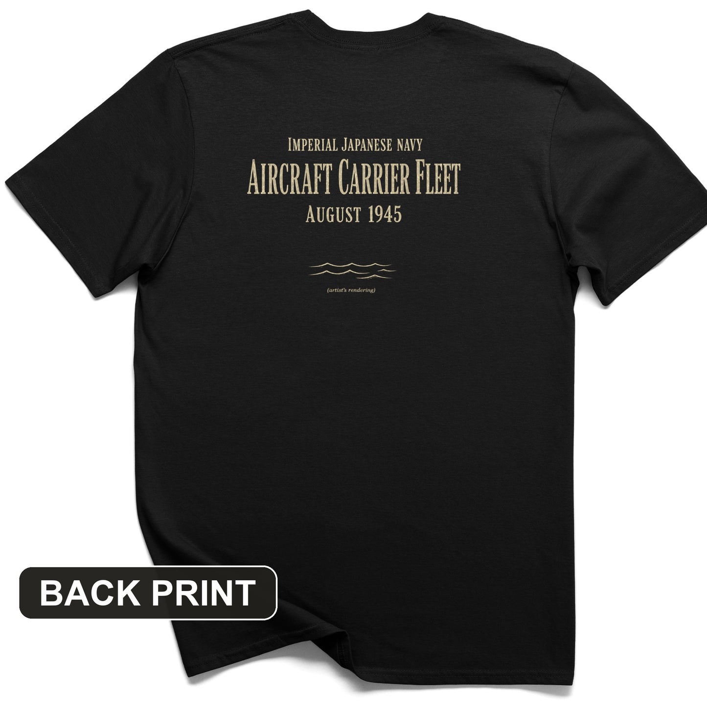 IJN Aircraft Carriers Back Print T-Shirt