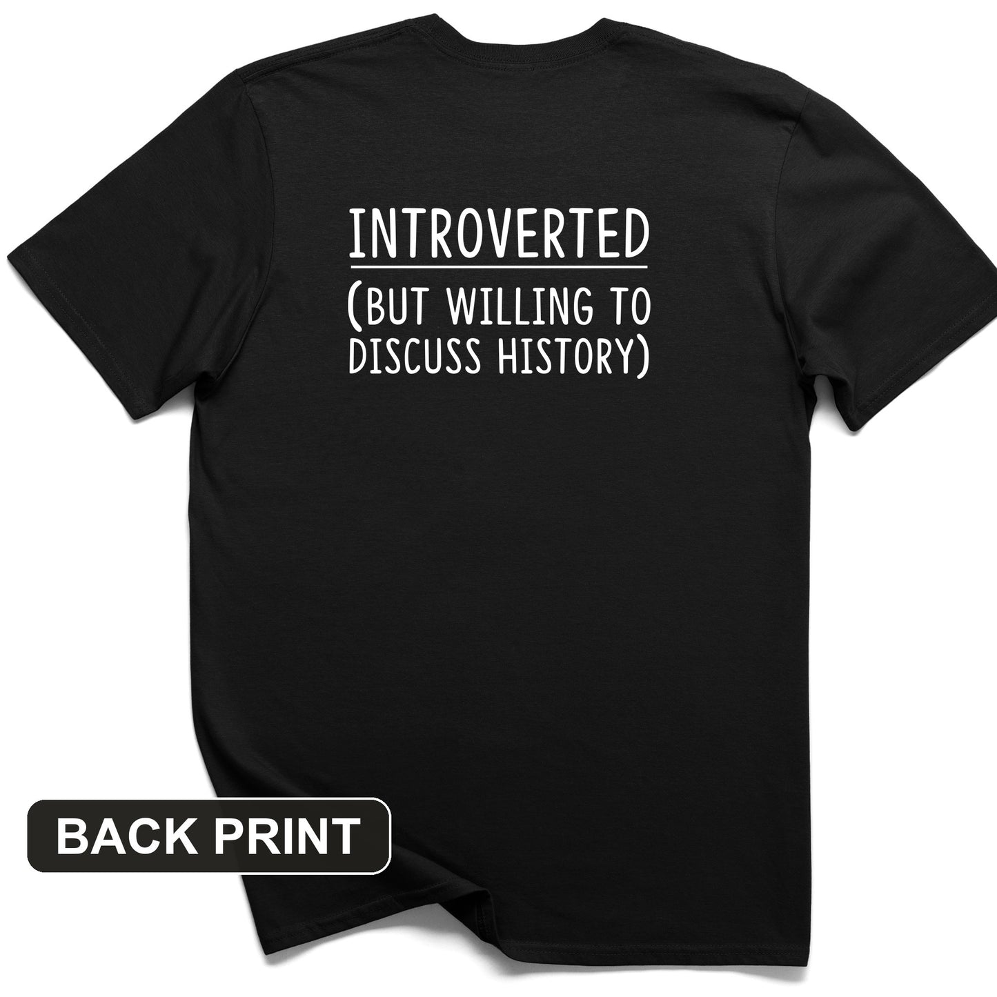 Introverted Back Print T-Shirt