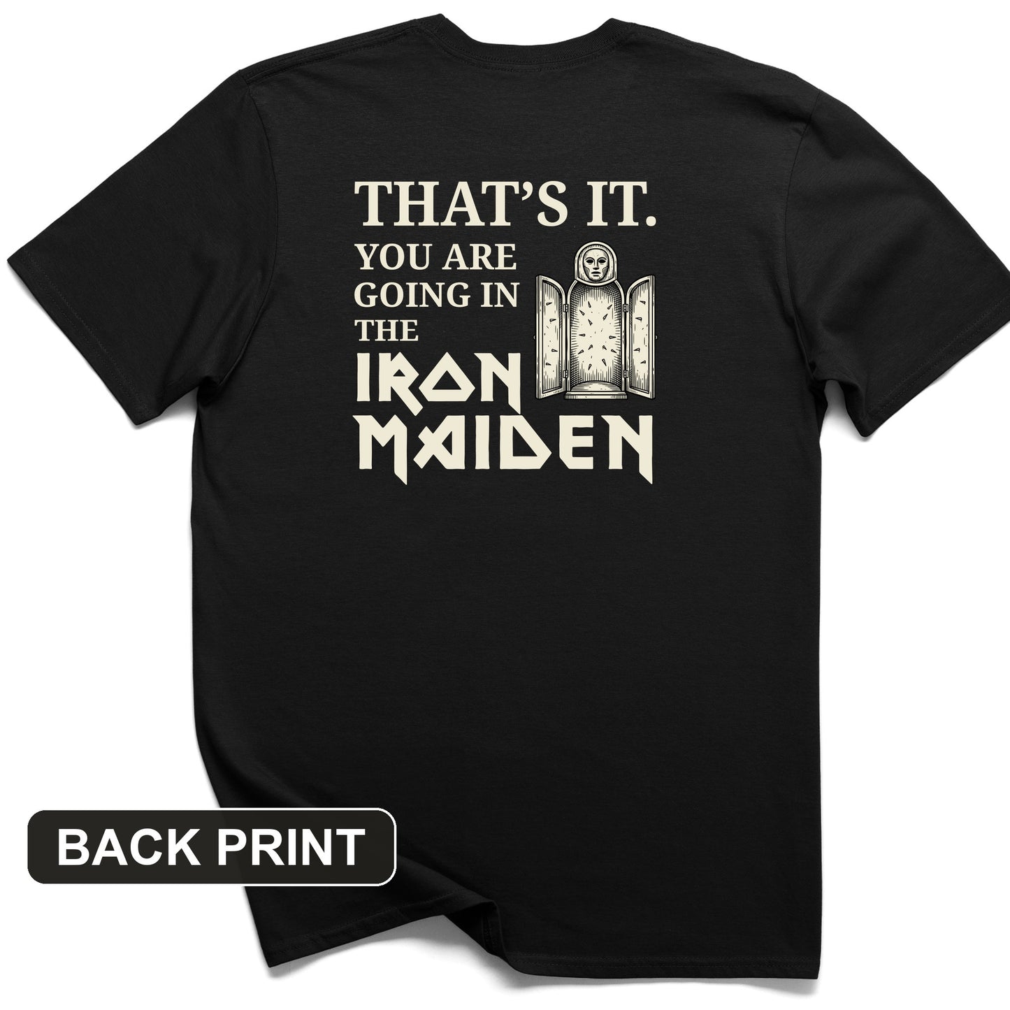 Iron Maiden Back Print T-Shirt