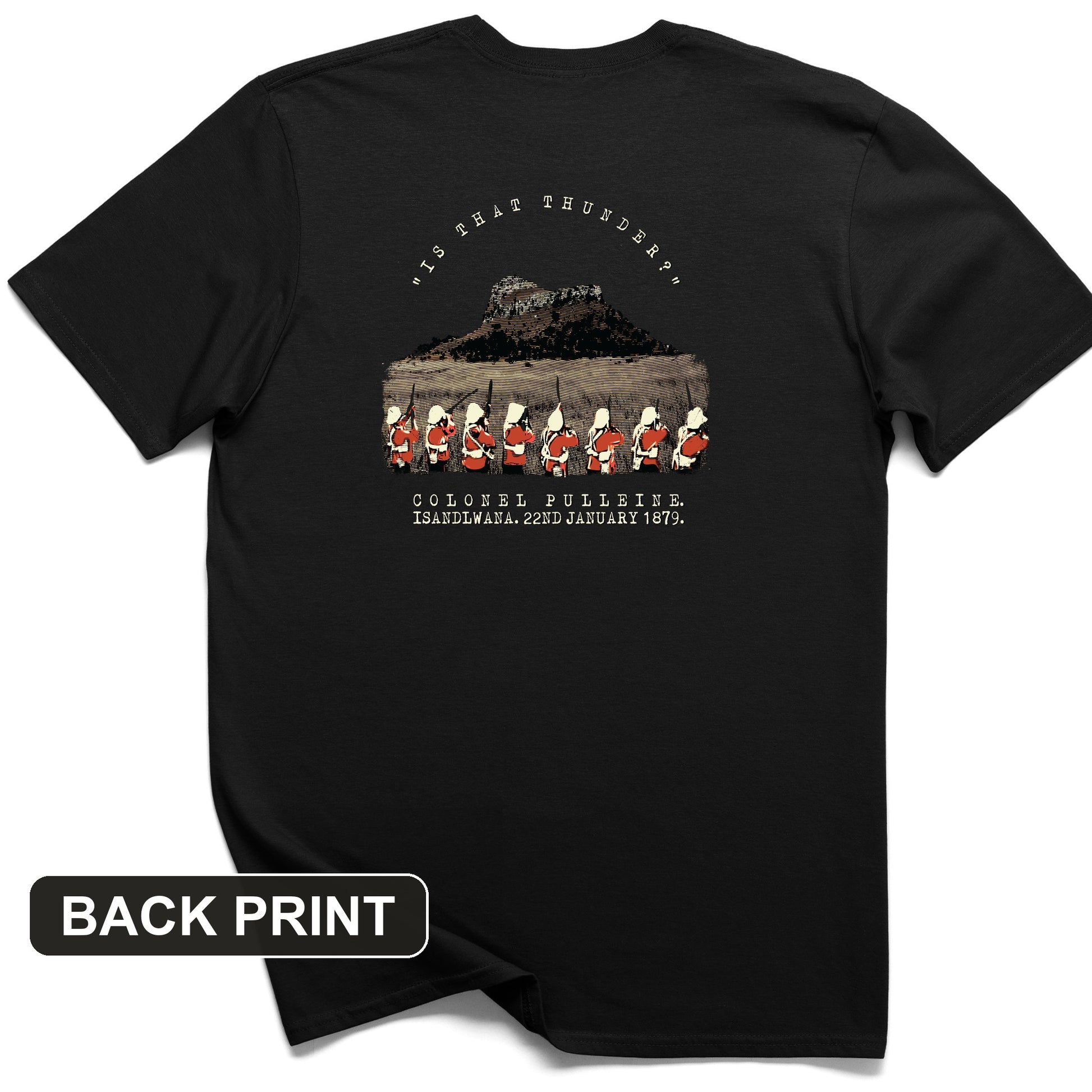 Isandlwana Back Print T-Shirt