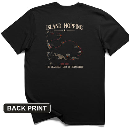 Island Hopping Back Print T-Shirt
