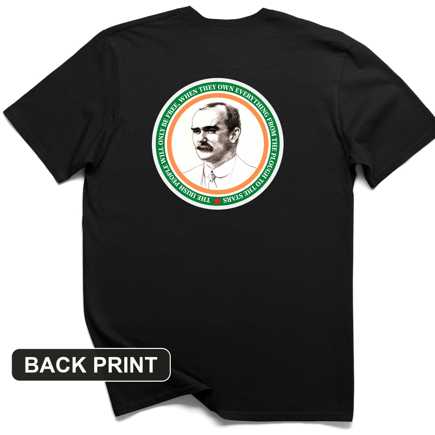James Connolly Back Print T-Shirt