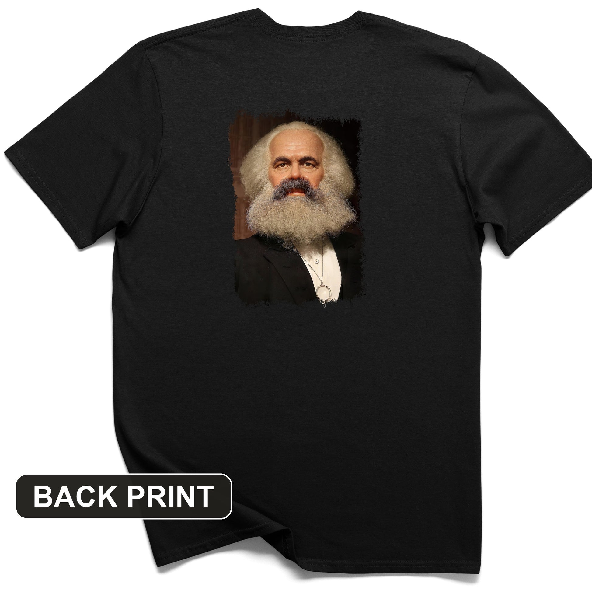 Karl Marx Back Print T-Shirt