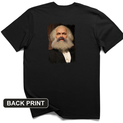 Karl Marx Back Print T-Shirt
