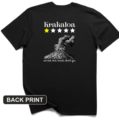 Krakatoa 1 Star Back Print T-Shirt