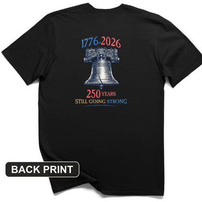 Liberty Bell 250th Back Print T-Shirt