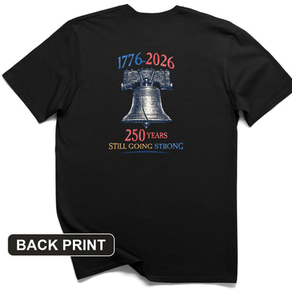 Liberty Bell 250th Back Print T-Shirt