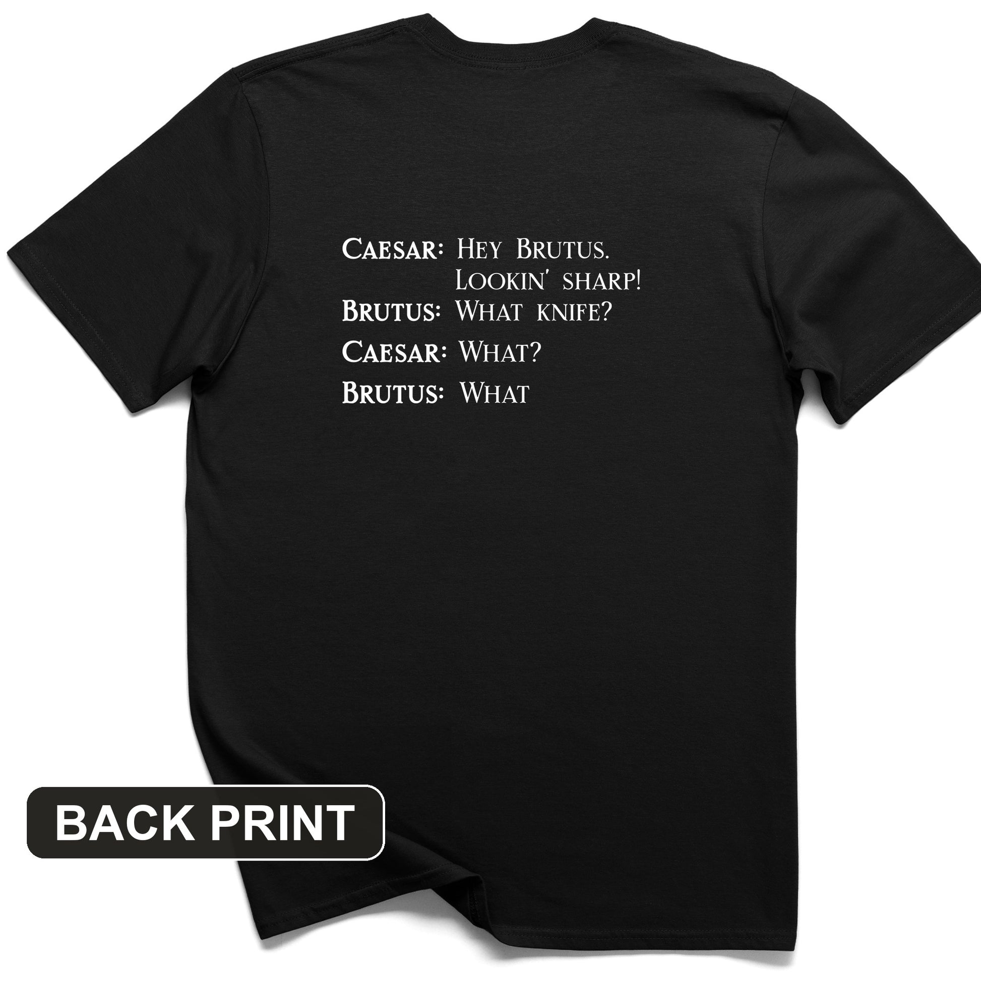 Lookin Sharp Back Print T-Shirt