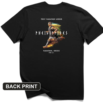 Marathon Run Back Print T-Shirt