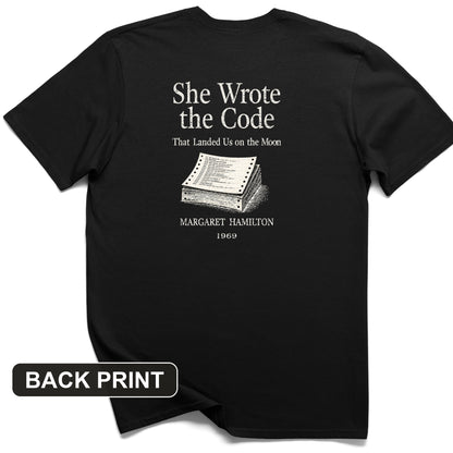 Margaret Hamilton Back Print T-Shirt