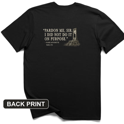 Marie Antoinette Back Print T-Shirt
