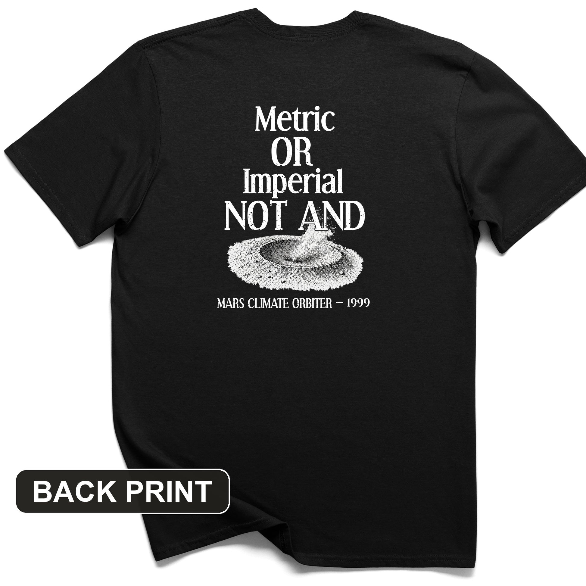 Mars Lander Back Print T-Shirt