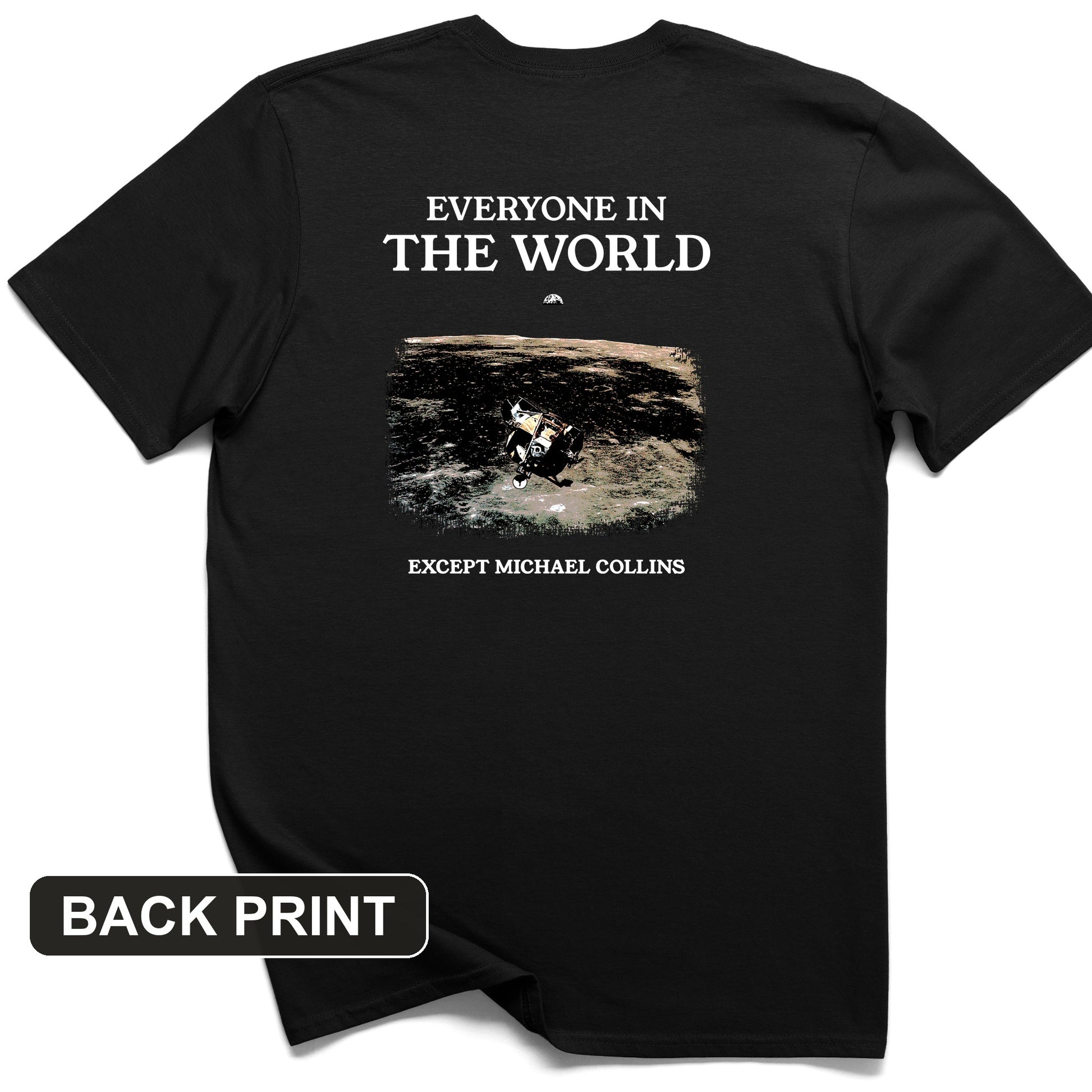 Michael Collins Back Print T-Shirt