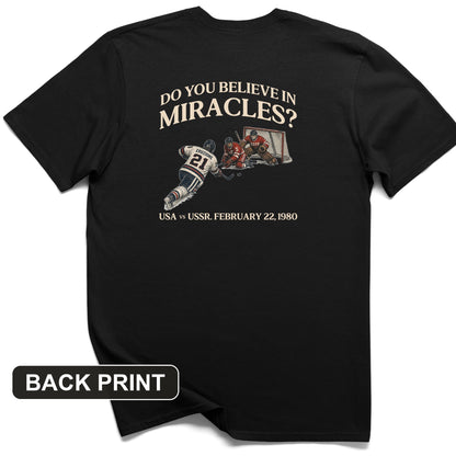 Miracle on Ice Back Print T-Shirt