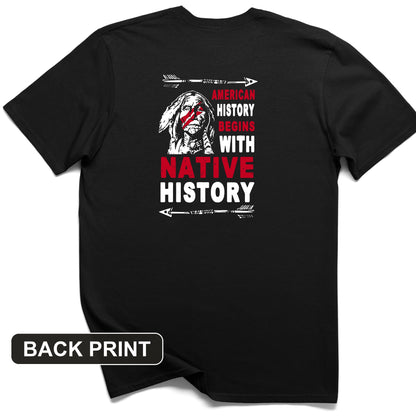 Native History Back Print T-Shirt