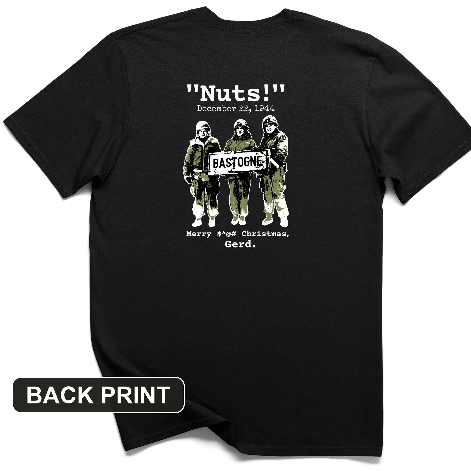 Nuts Back Print T-Shirt