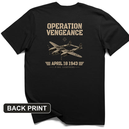 Operation Vengeance Back Print T-Shirt