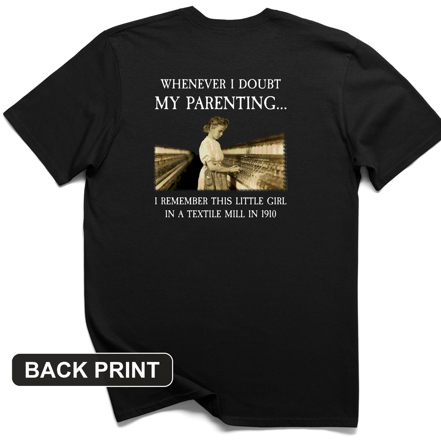Parenting Back Print T-Shirt