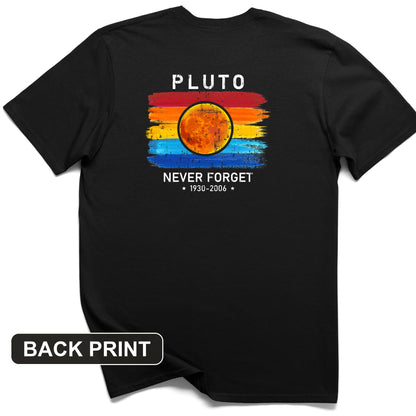 Pluto Never Forget Back Print T-Shirt