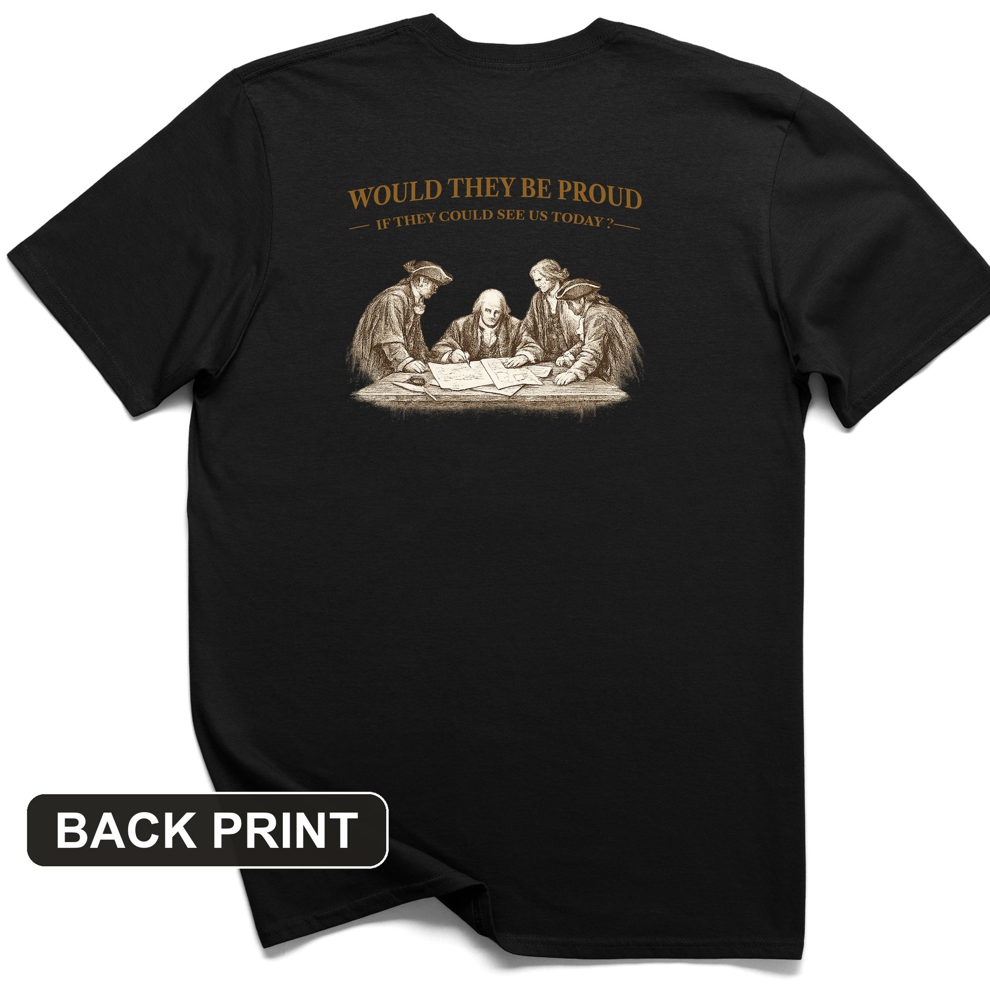 Proud of Us Back Print T-Shirt