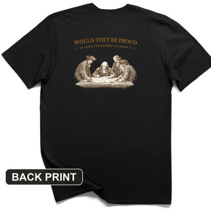 Proud of Us Back Print T-Shirt