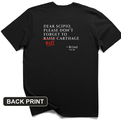 Raze Carthage Back Print T-Shirt
