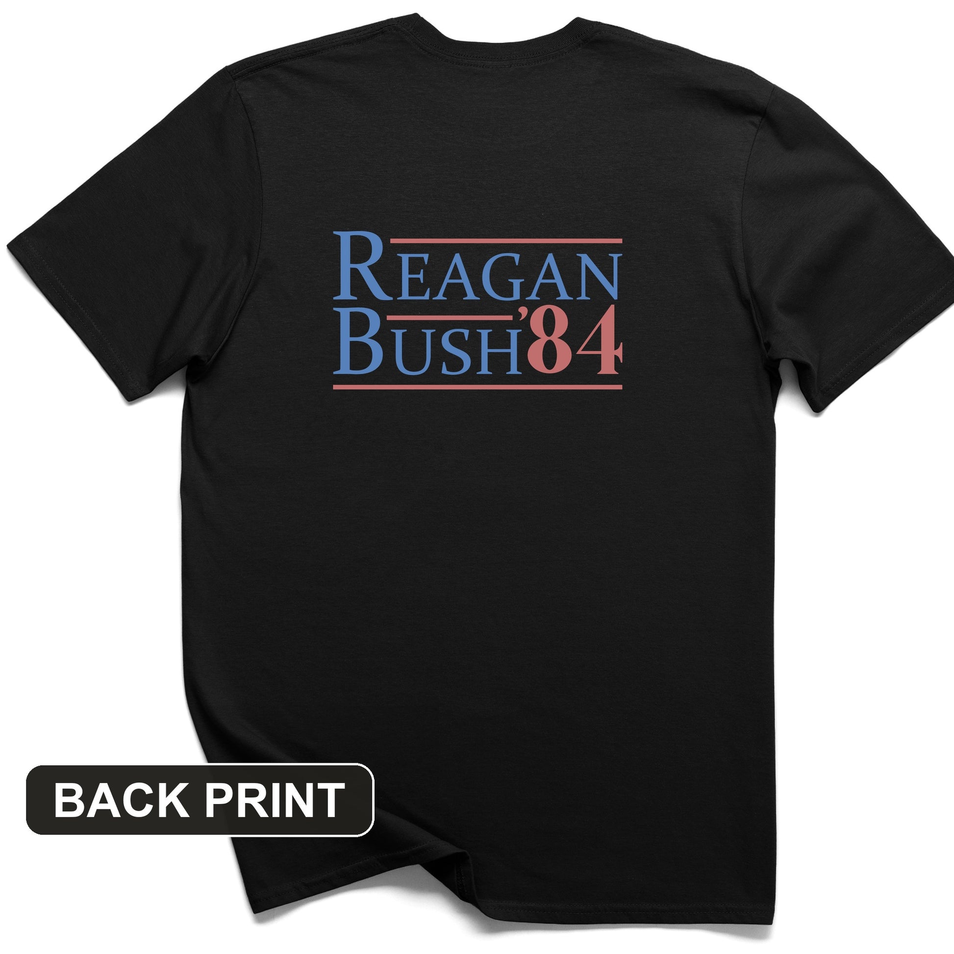 Reagan Bush Back Print T-Shirt