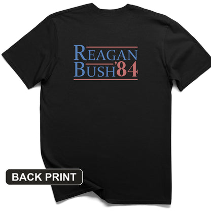 Reagan Bush Back Print T-Shirt