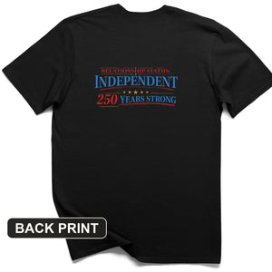 Relationship Status Back Print T-Shirt