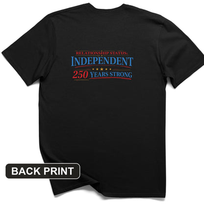 Relationship Status Back Print T-Shirt