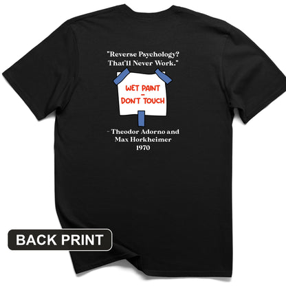 Reverse Psychology Back Print T-Shirt