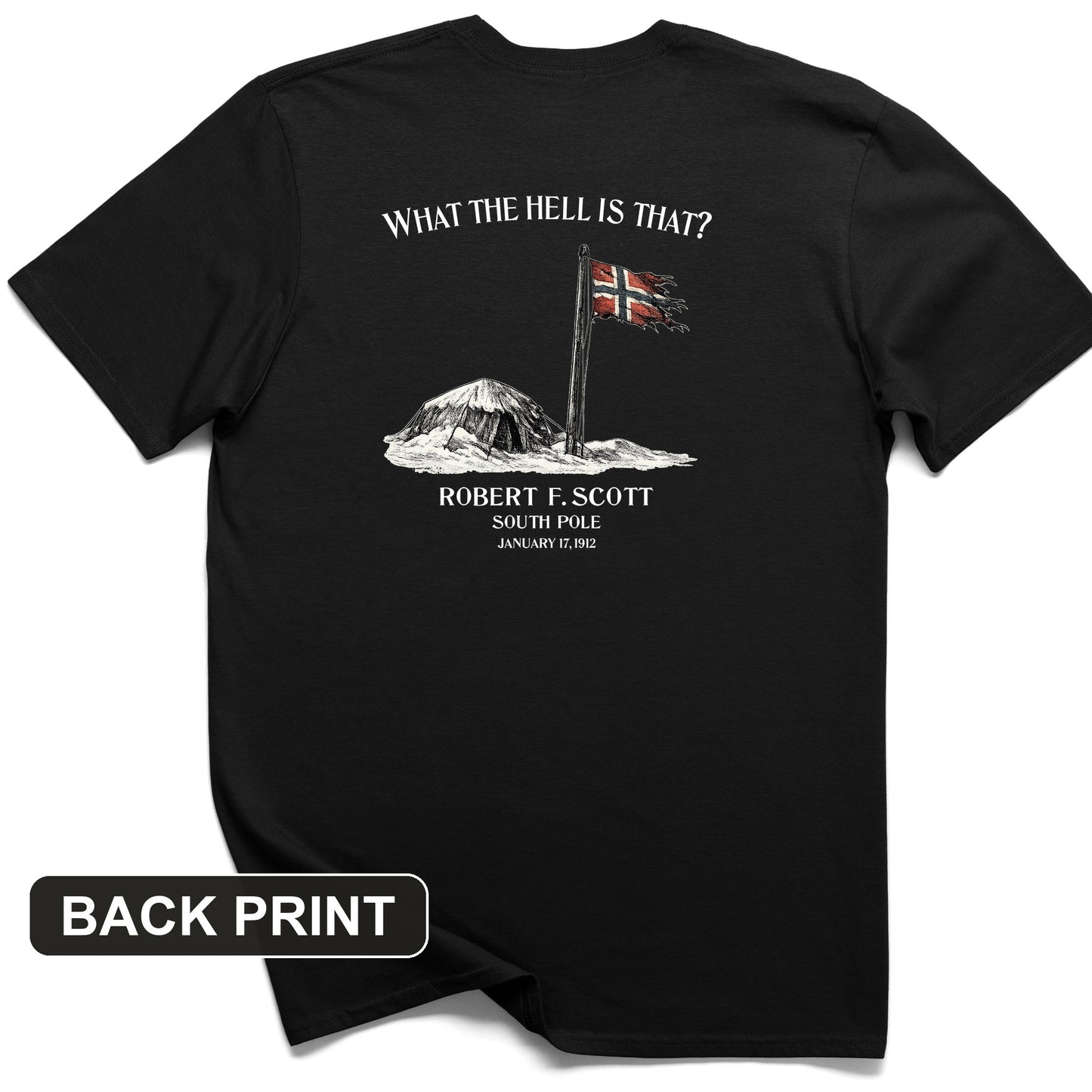 Robert Scott Back Print T-Shirt
