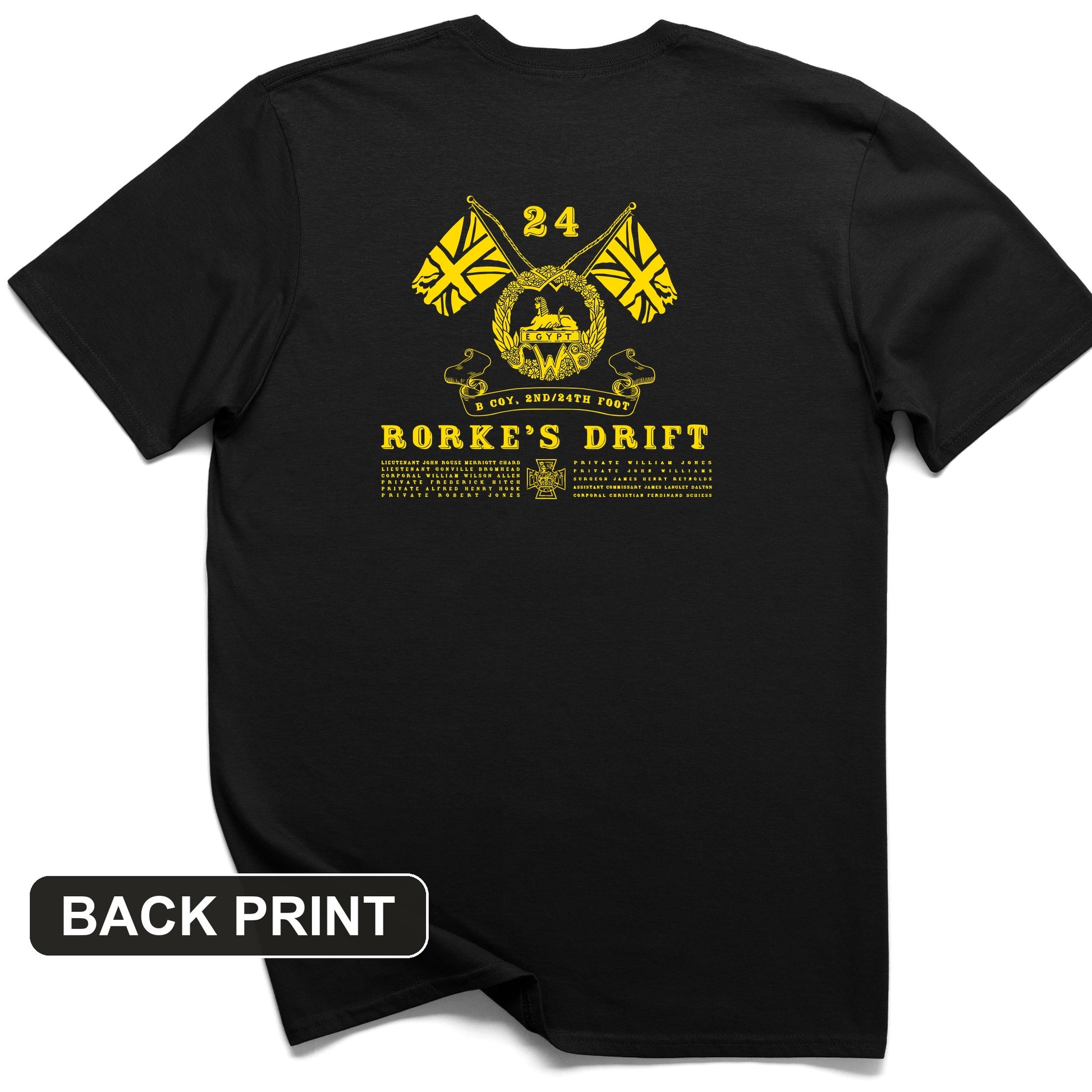 Rorke's Drift Back Print T-Shirt