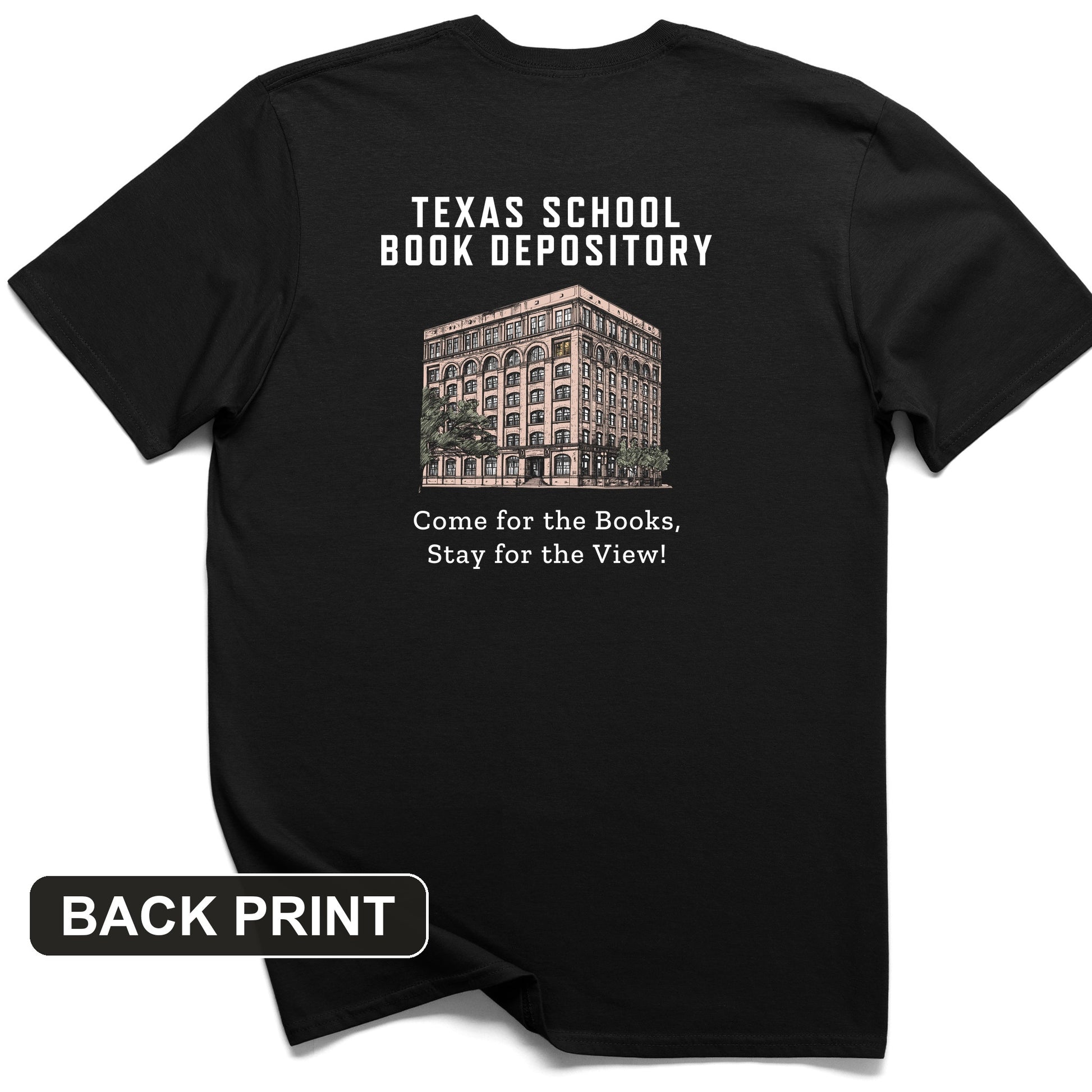 School Book Depository Back Print T-Shirt