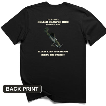 Stuka Roller Coaster Ride Back Print T-Shirt