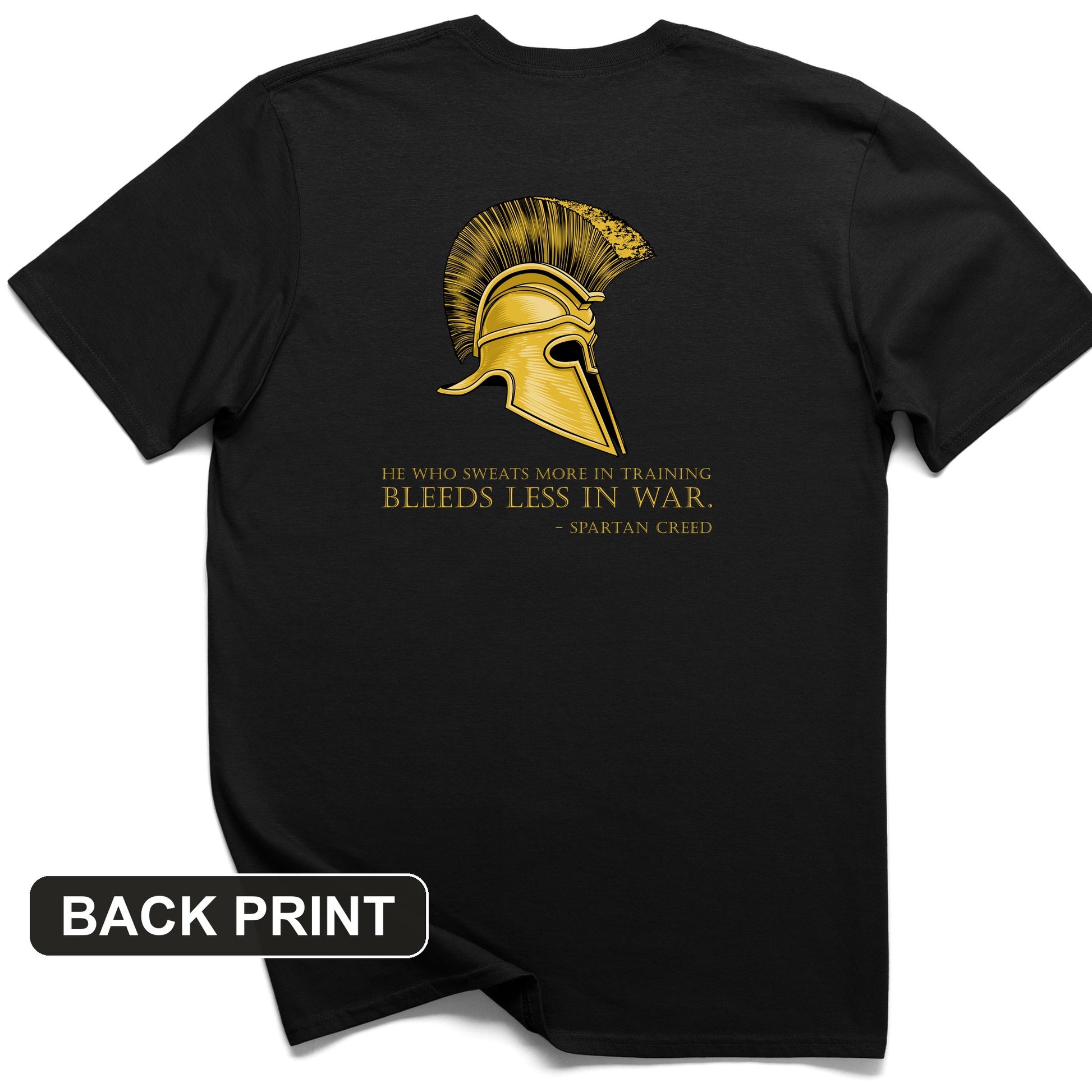 Sweat More Bleed Less Back Print T-Shirt
