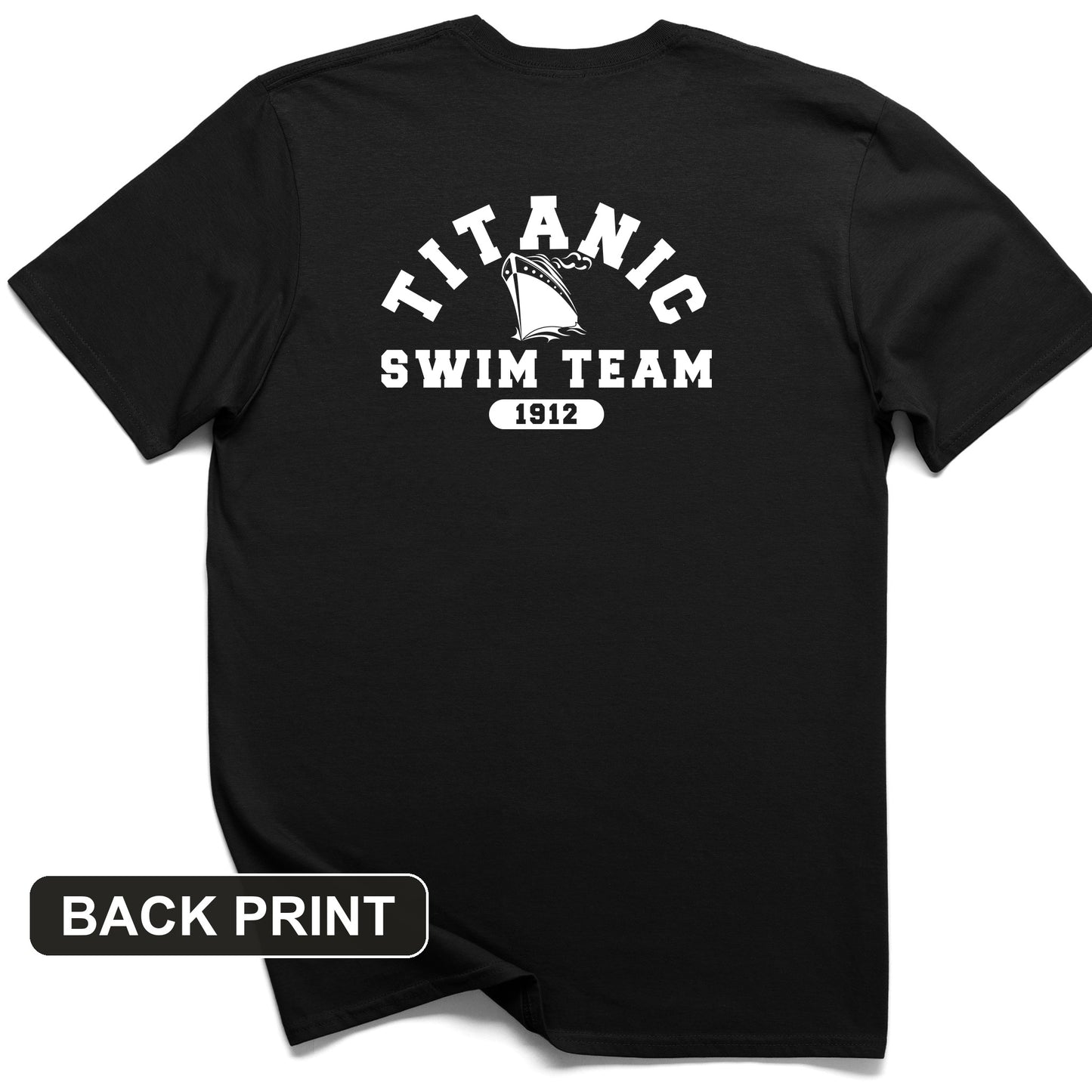 Titanic Swim Team Back Print T-Shirt