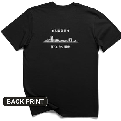 Troy Skyline Back Print T-Shirt