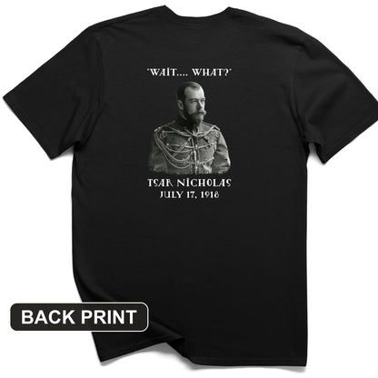 Tsar Nicholas II Back Print T-Shirt