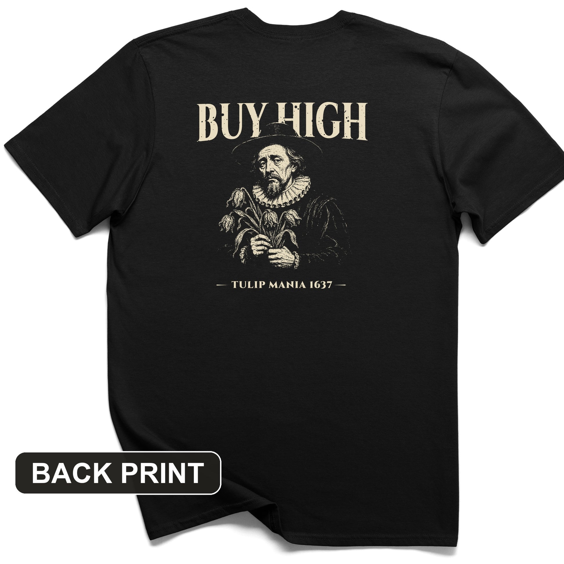 Tulip Mania Back Print T-Shirt