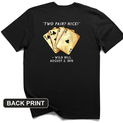Two Pair Back Print T-Shirt