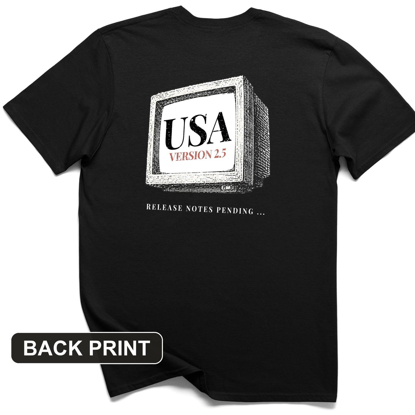 USA 2.5 Back Print T-Shirt