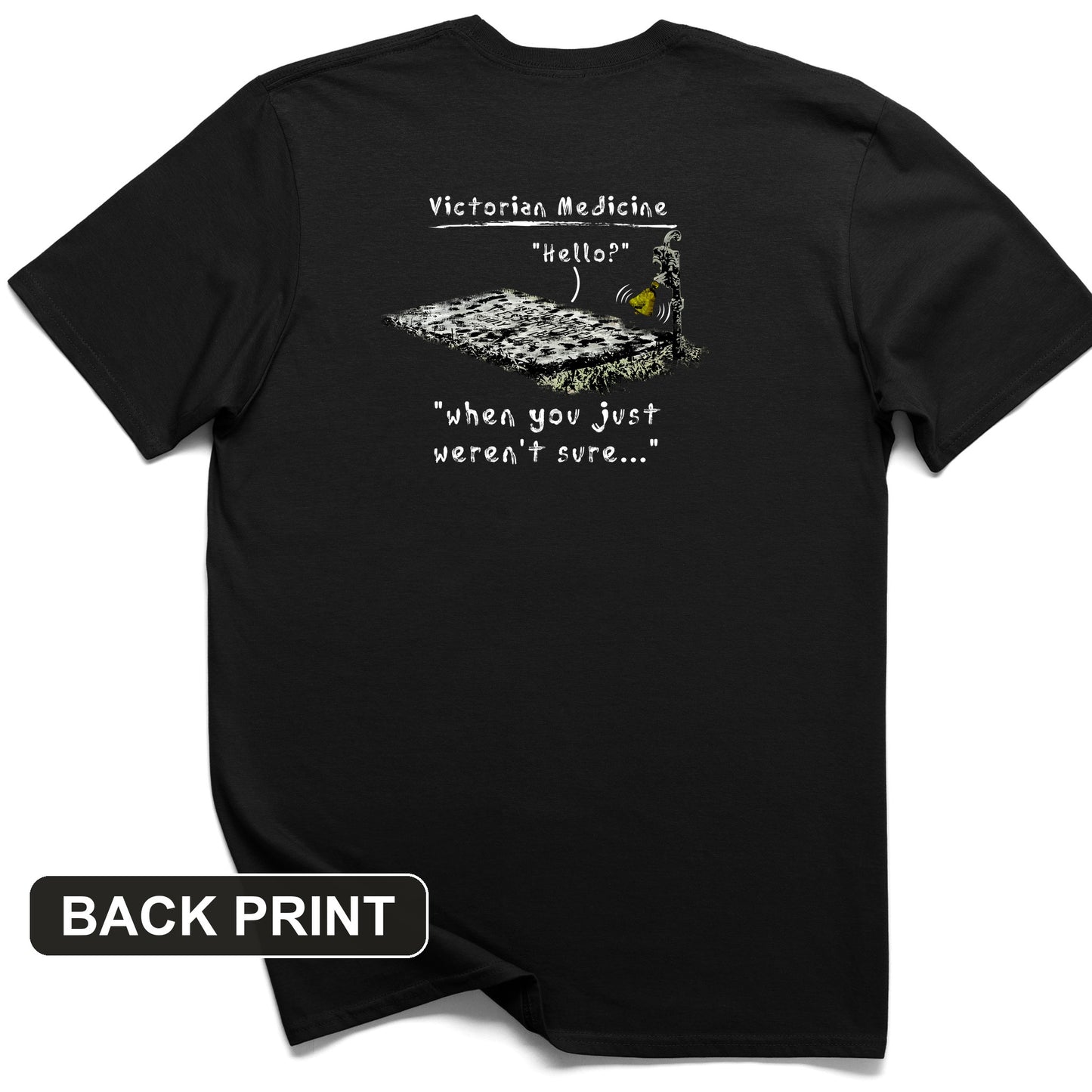 Victorian Medicine Back Print T-Shirt