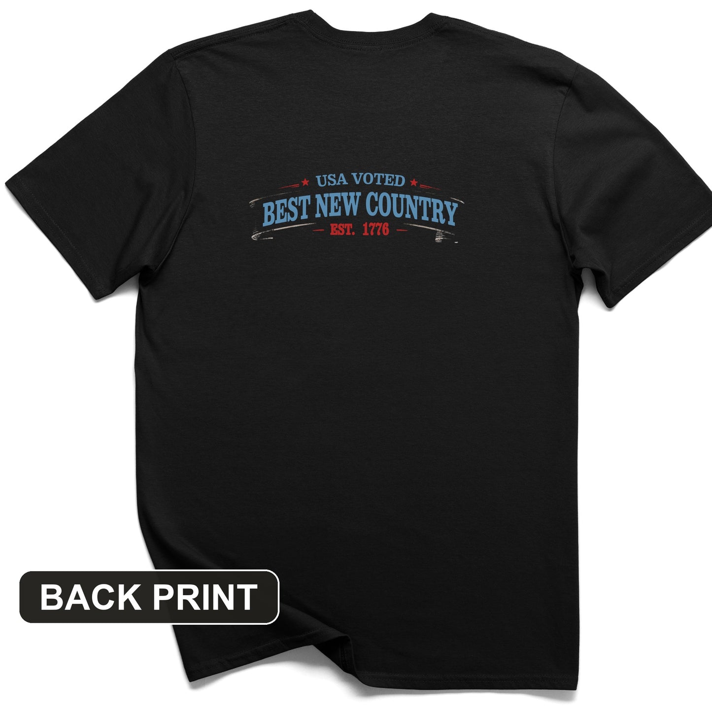 Voted Best Country Back Print T-Shirt
