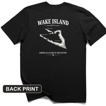 Wake Island - Alamo Back Print T-Shirt