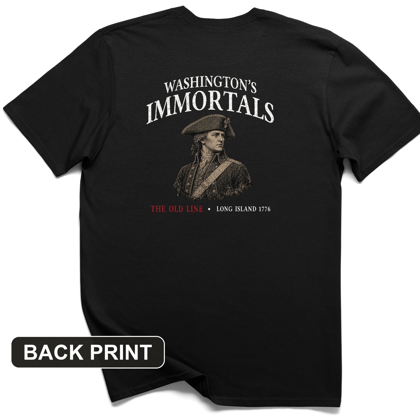 Washington's Immortals Back Print T-Shirt