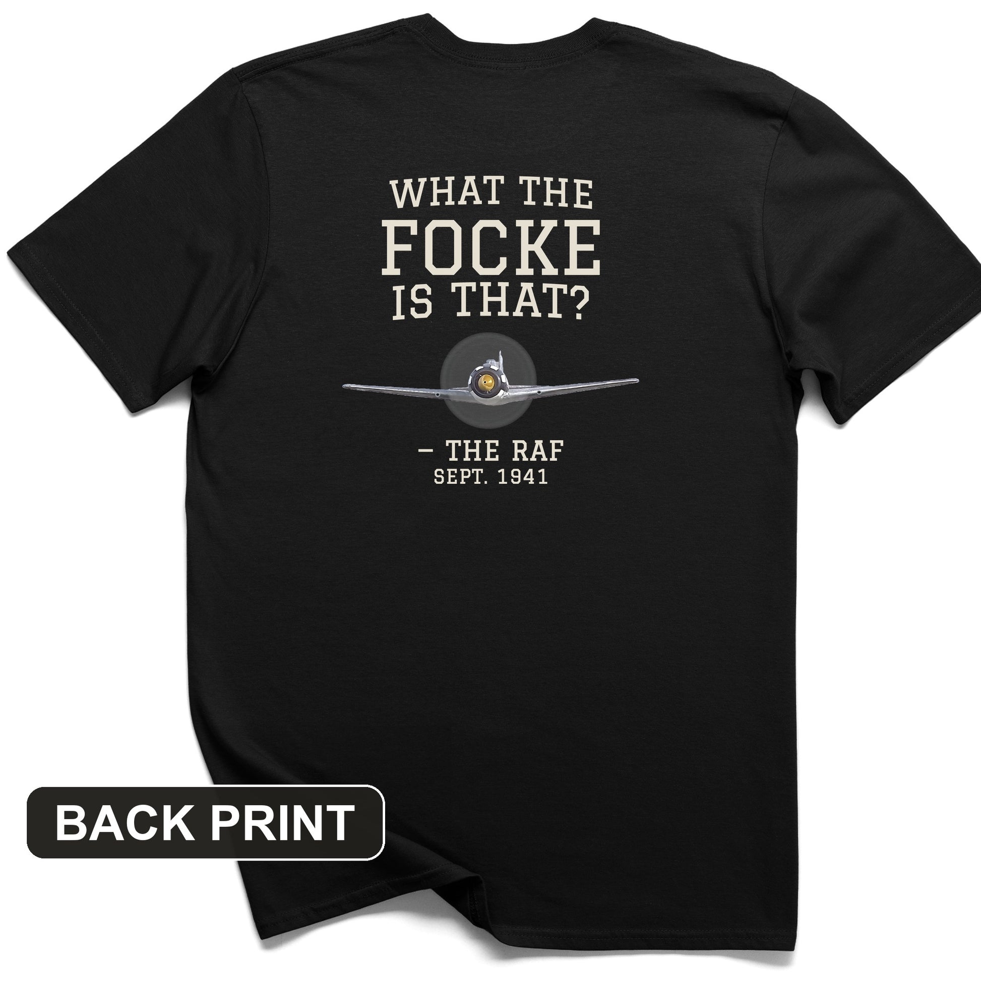 What The Focke Is That Back Print T-Shirt