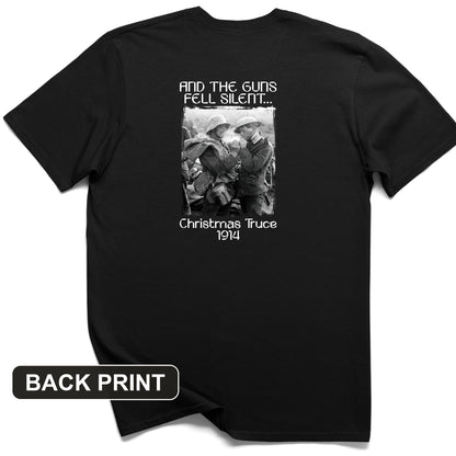 WWI Christmas Truce Back Print T-Shirt